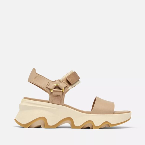 Sorel KINETIC Impact Y-Strap High Women's Wedge Sandal - Picture 2 of 7